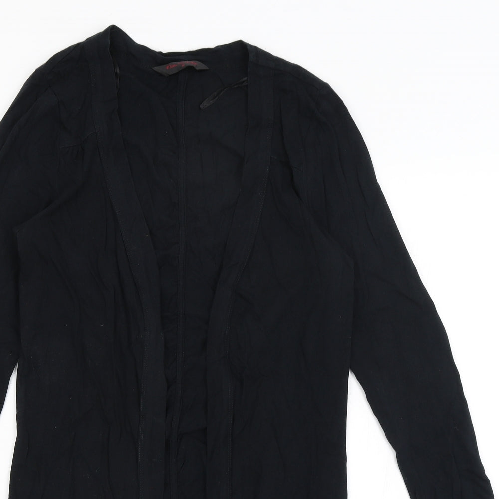 Womens UK Size 10 Miss Selfridge Black Cardigan Jumper