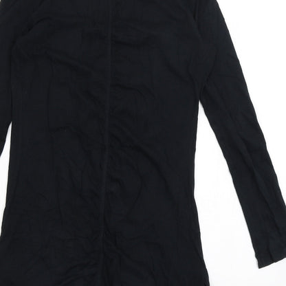 Womens UK Size 10 Miss Selfridge Black Cardigan Jumper