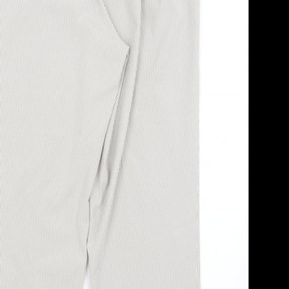 BM Womens Grey Striped  Trousers  Size 18 L27 in