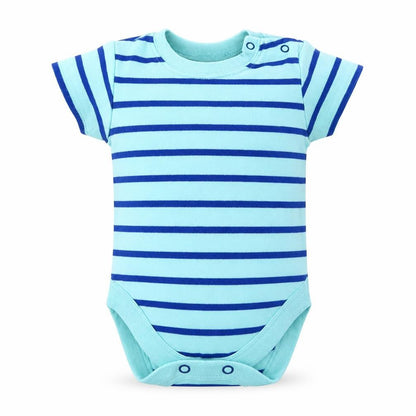 NEXT Baby Blue Striped  Romper One-Piece Size 0-3 Months