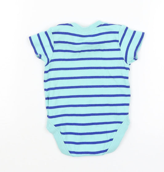 NEXT Baby Blue Striped  Romper One-Piece Size 0-3 Months