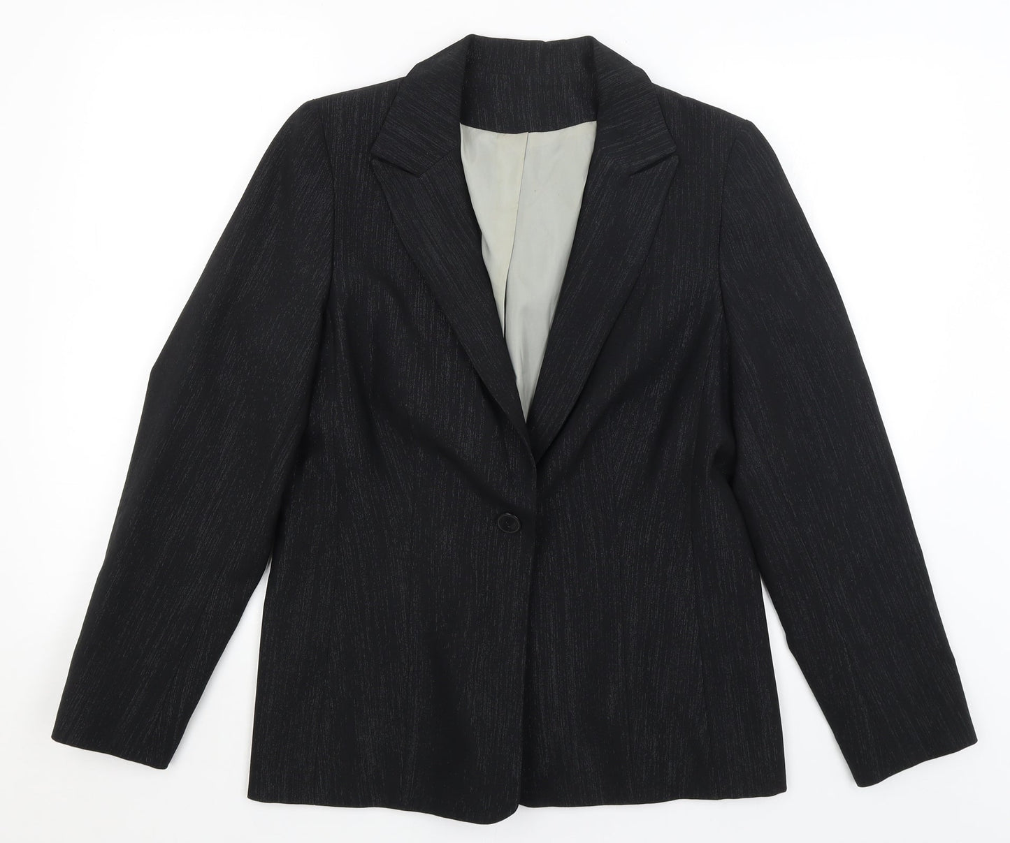 Womens UK Size 14 NL Collection Regular Black Blazer