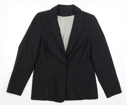 Womens UK Size 14 NL Collection Regular Black Blazer