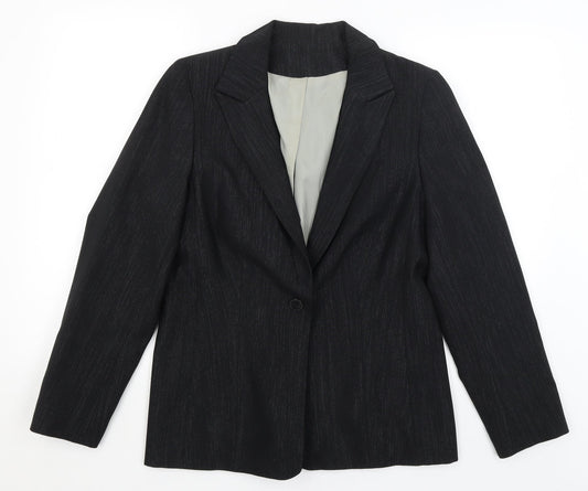 Womens UK Size 14 NL Collection Regular Black Blazer