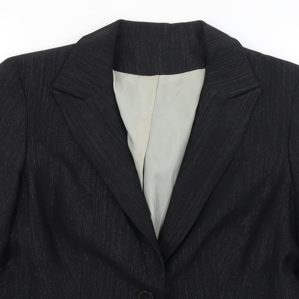 Womens UK Size 14 NL Collection Regular Black Blazer