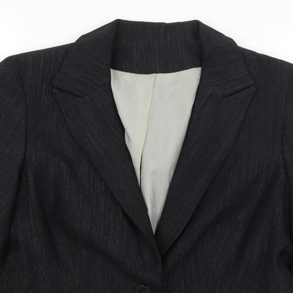 Womens UK Size 14 NL Collection Regular Black Blazer