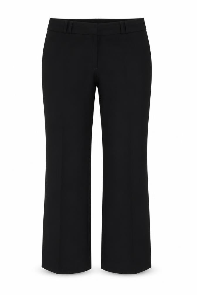 Womens UK Size 14 NL Collection Regular Fit Dress Pants Black Trousers