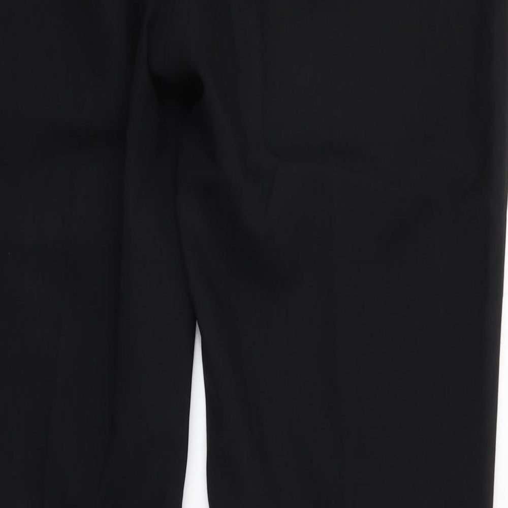 Womens UK Size 14 NL Collection Regular Fit Dress Pants Black Trousers