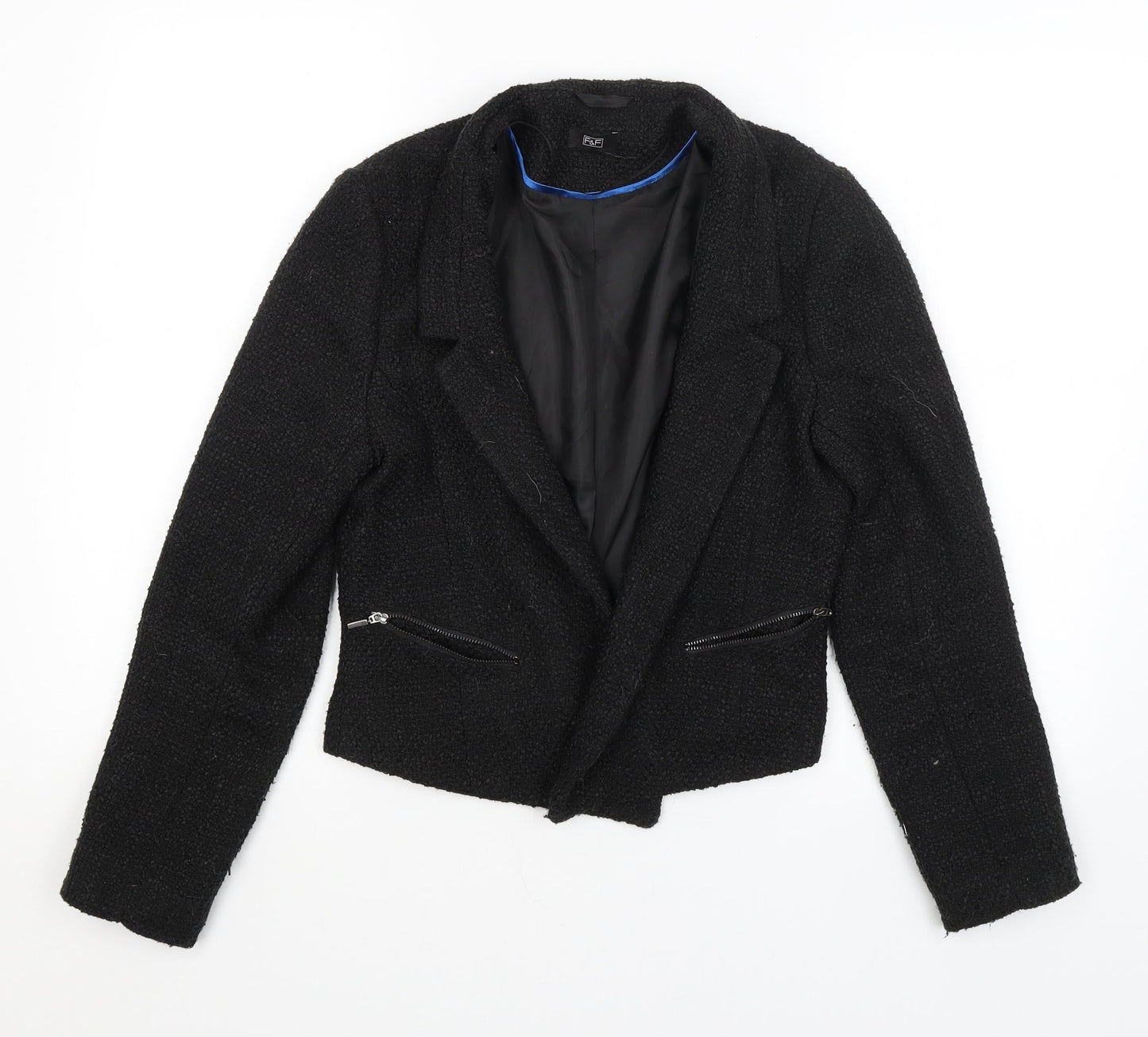 F&F Womens Black   Jacket Blazer Size 12