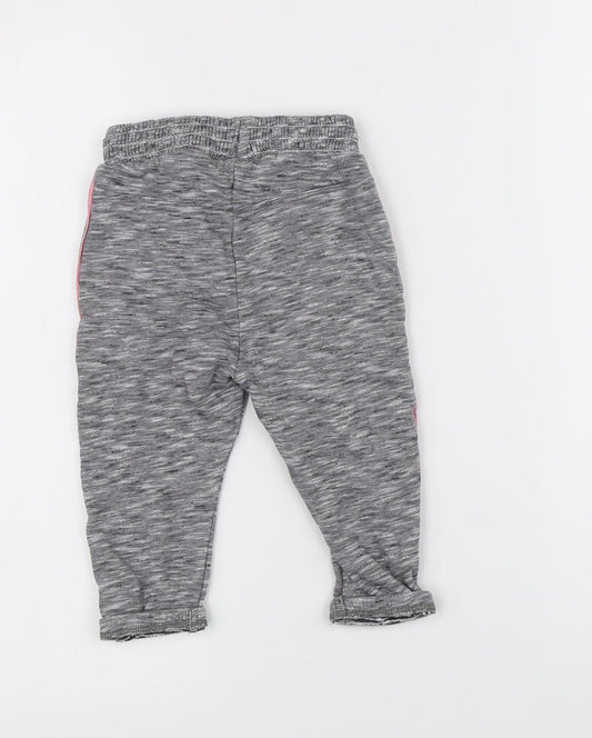 Topo Mini Girls Grey   Jogger Leggings Size 12 Months