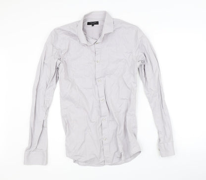 New Look Mens Grey    Button-Up Size S
