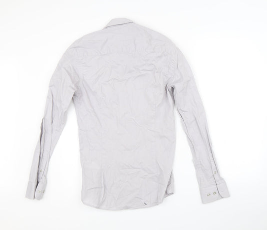 New Look Mens Grey    Button-Up Size S