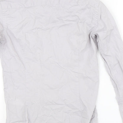 New Look Mens Grey    Button-Up Size S