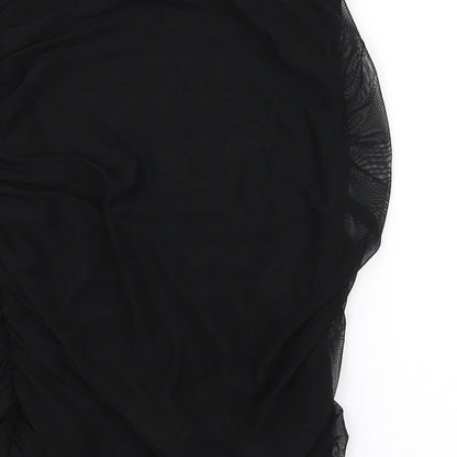 PRETTYLITTLETHING Womens Black   Straight & Pencil Skirt Size 12