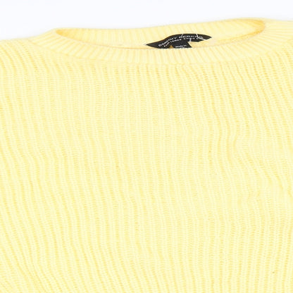 Womens UK Size S Dorothy Perkins Yellow Pullover Jumper