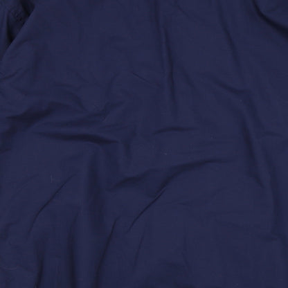 Mens UK Size 2XL Lyon Becker Blue  Button-Up Long Sleeve Casual Shirt
