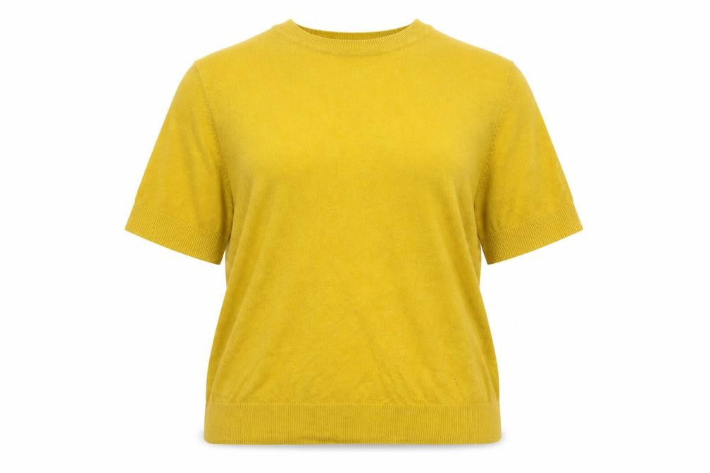 Womens UK Size 16 Marks and Spencer Yellow Pullover Jumper