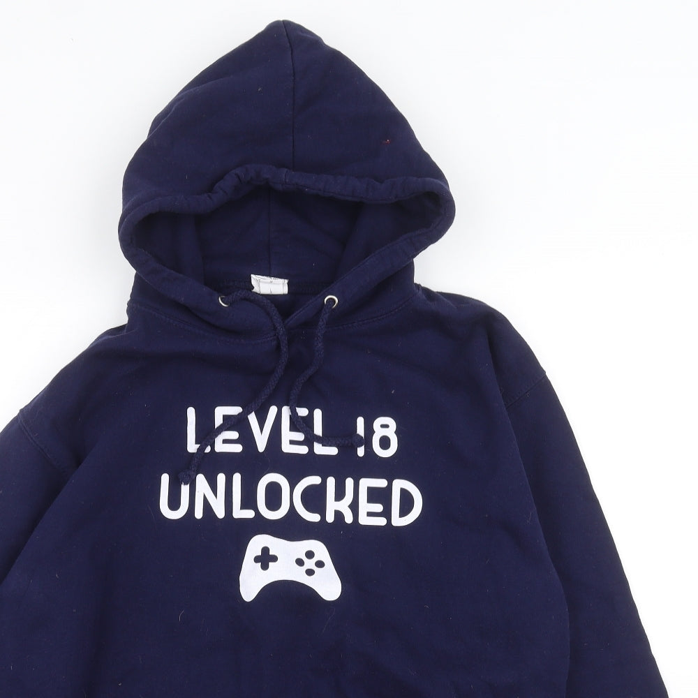 Mens UK Size M All We Do is Blue Pullover Hoodie