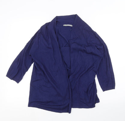 Womens UK Size M M&S Blue Cardigan Jumper