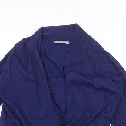 Womens UK Size M M&S Blue Cardigan Jumper