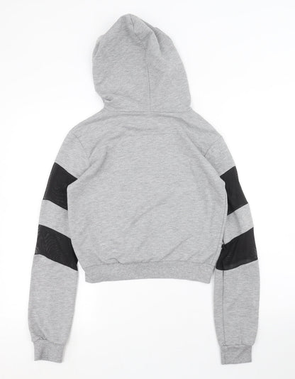 Select Womens Grey   Pullover Hoodie Size S