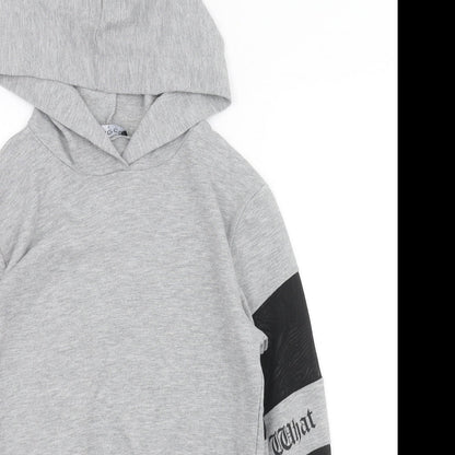 Select Womens Grey   Pullover Hoodie Size S