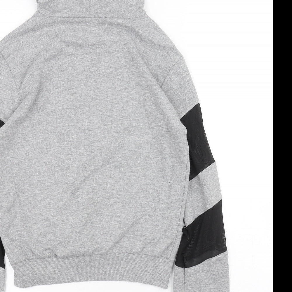 Select Womens Grey   Pullover Hoodie Size S