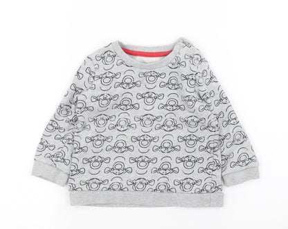 George Boys Grey   Pullover Jumper Size 12-18 Months  - Disney