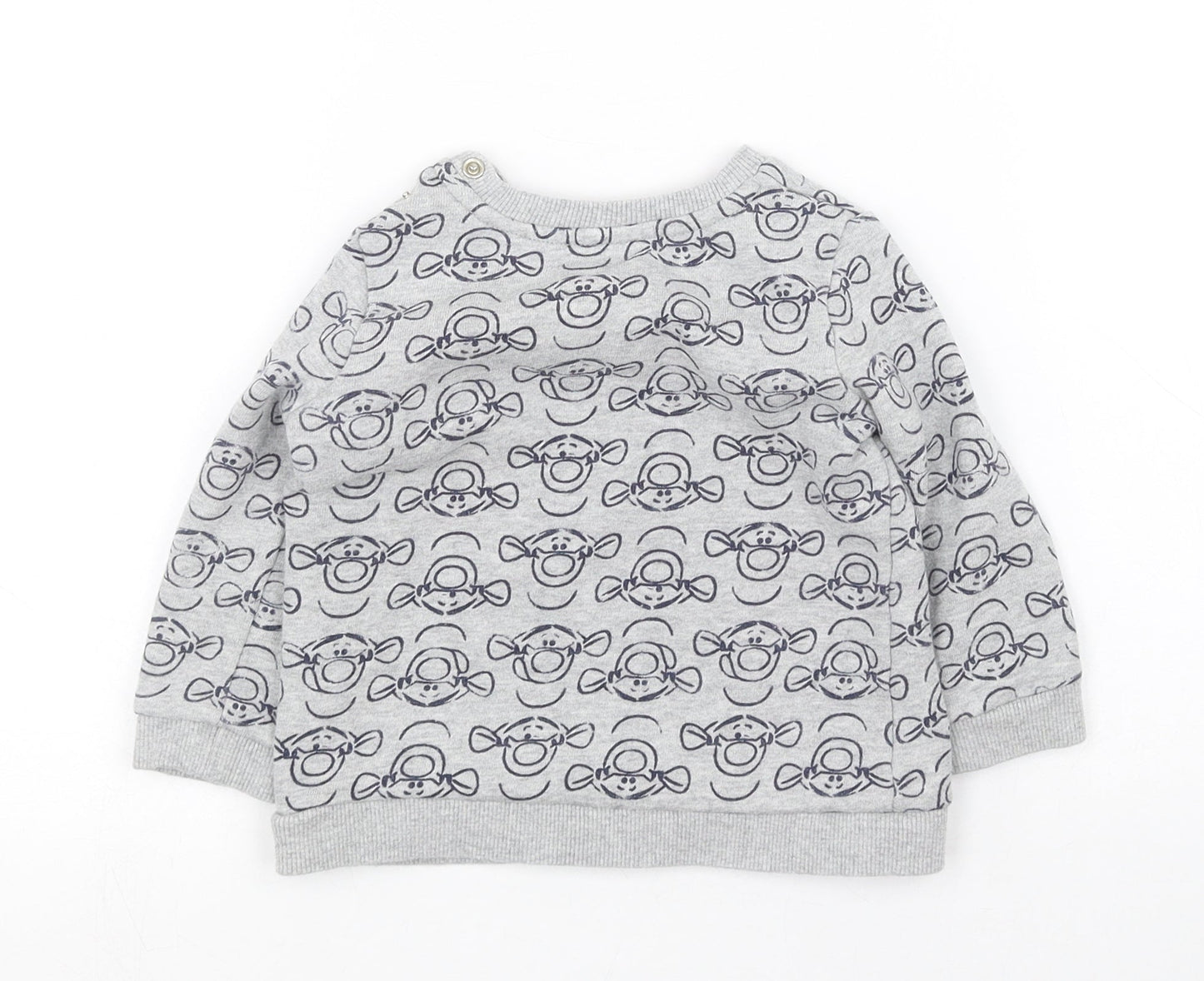 George Boys Grey   Pullover Jumper Size 12-18 Months  - Disney