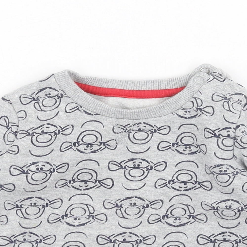 George Boys Grey   Pullover Jumper Size 12-18 Months  - Disney