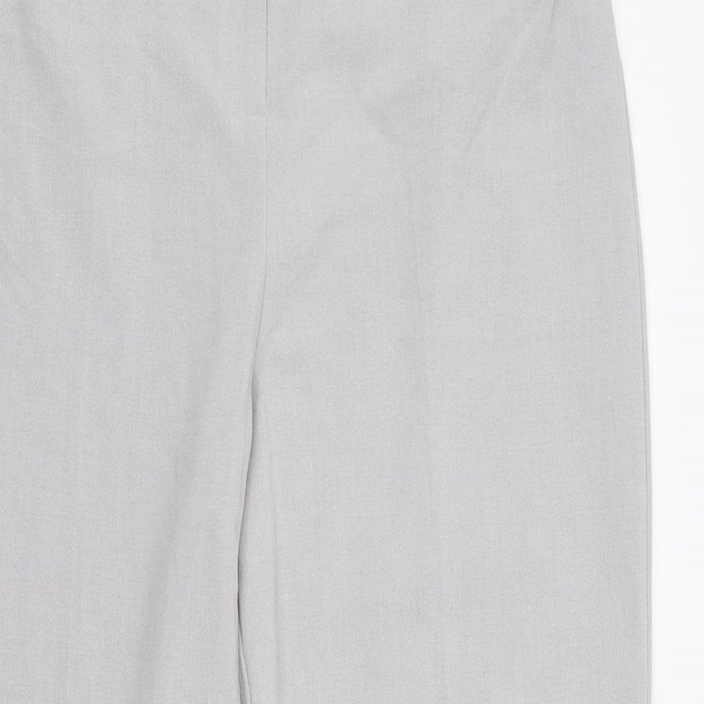 Womens UK Size 12 Berkertex Regular Fit Capri Grey Trousers