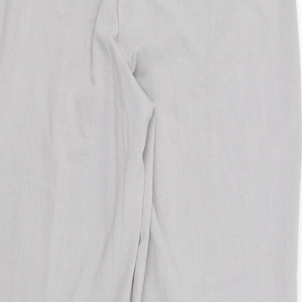Womens UK Size 12 Berkertex Regular Fit Capri Grey Trousers