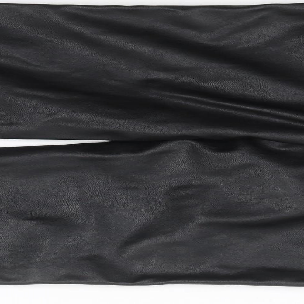 Womens UK Size 8 H&M Regular Fit Carrot Black Trousers