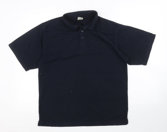 Westar Mens Blue    Polo Size L