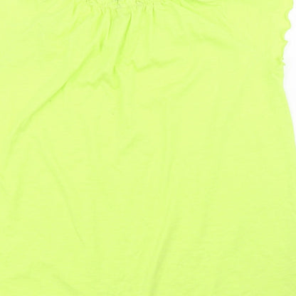 Womens UK Size 16 Peacocks Green Basic Blouse