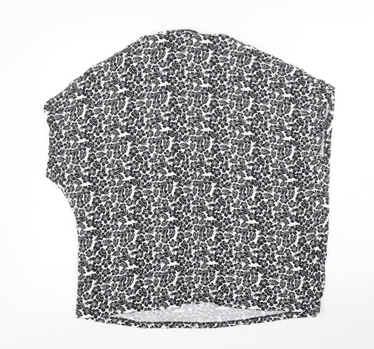 M&S Womens Black   Basic T-Shirt Size 14