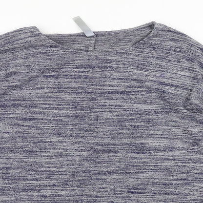 Womens UK Size XL Preworn Blue Basic Blouse