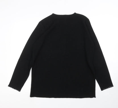 Womens UK Size 16 Berkertex Black Pullover Jumper