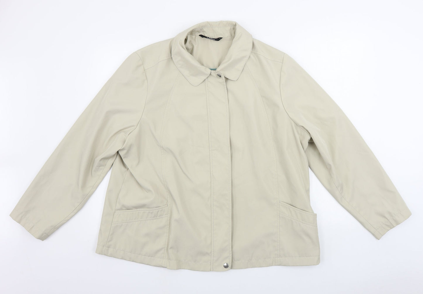 Womens UK Size L bm collection Beige Jacket