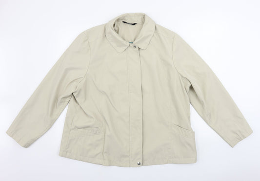 Womens UK Size L bm collection Beige Jacket