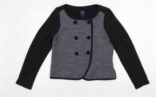 Gap  Womens Grey Check  Jacket Blazer Size M