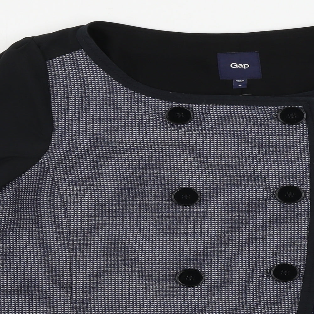 Gap  Womens Grey Check  Jacket Blazer Size M