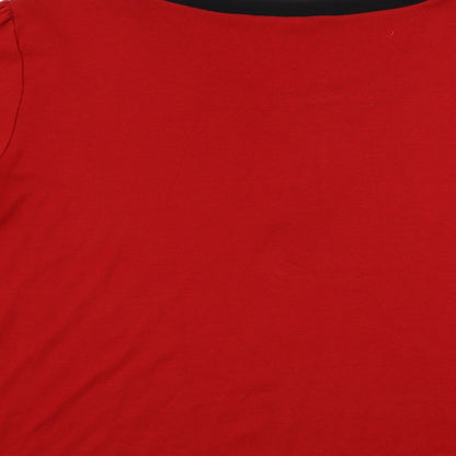ELVI Womens Red   Pullover Jumper Size M