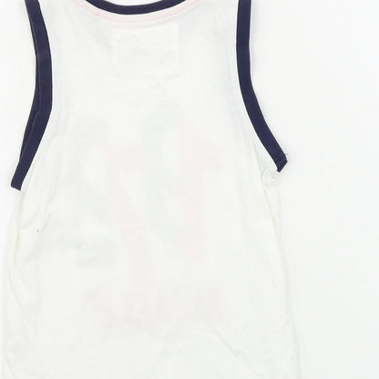 TU Boys White   Basic T-Shirt Size 4 Years