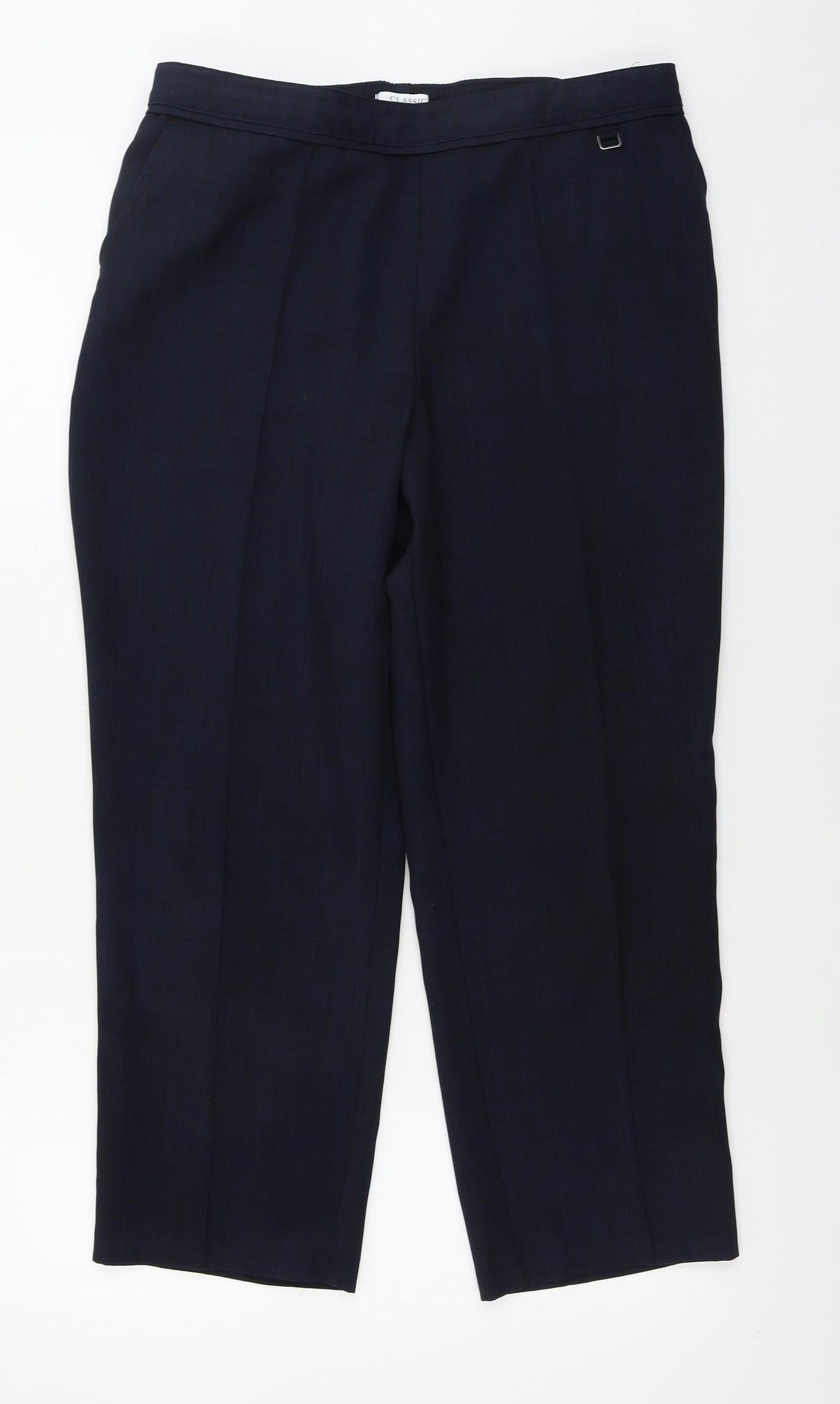 Womens UK Size 32 in Marks and Spencer Regular Fit  Blue Trousers