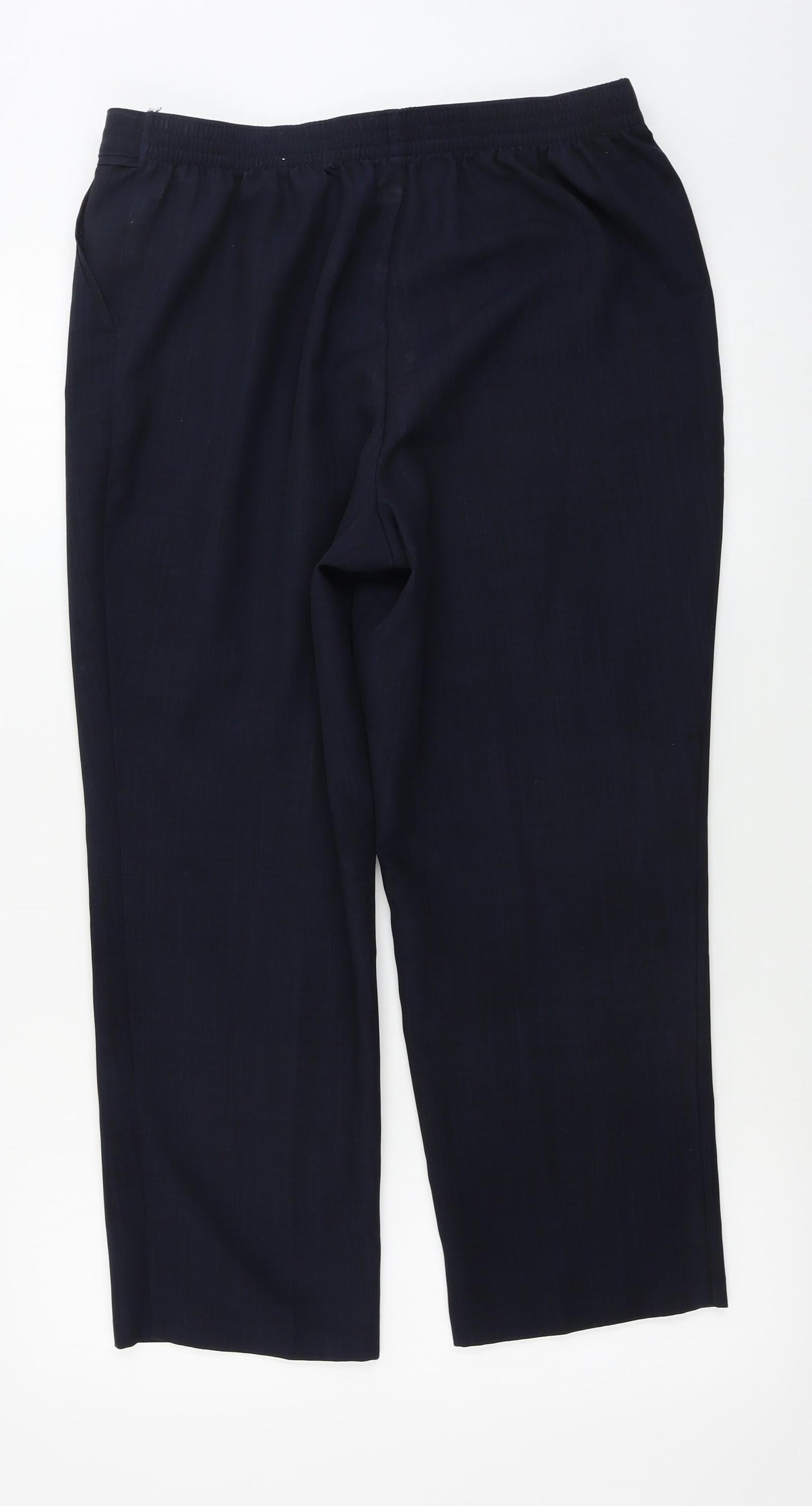 Womens UK Size 32 in Marks and Spencer Regular Fit  Blue Trousers