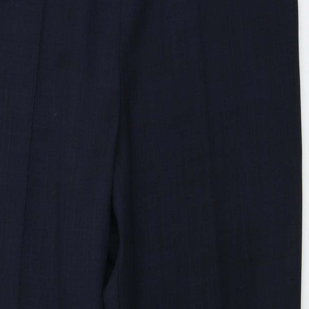 Womens UK Size 32 in Marks and Spencer Regular Fit  Blue Trousers