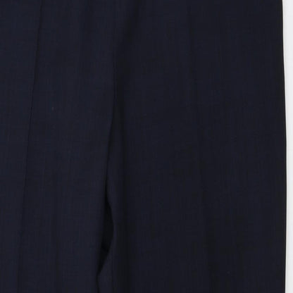 Womens UK Size 32 in Marks and Spencer Regular Fit  Blue Trousers