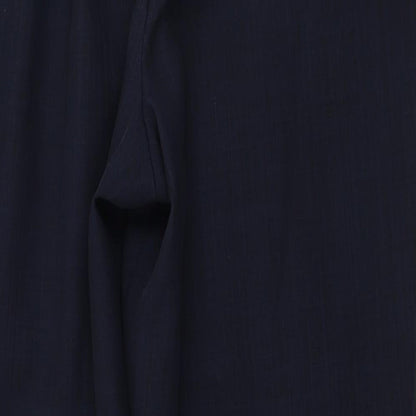 Womens UK Size 32 in Marks and Spencer Regular Fit  Blue Trousers