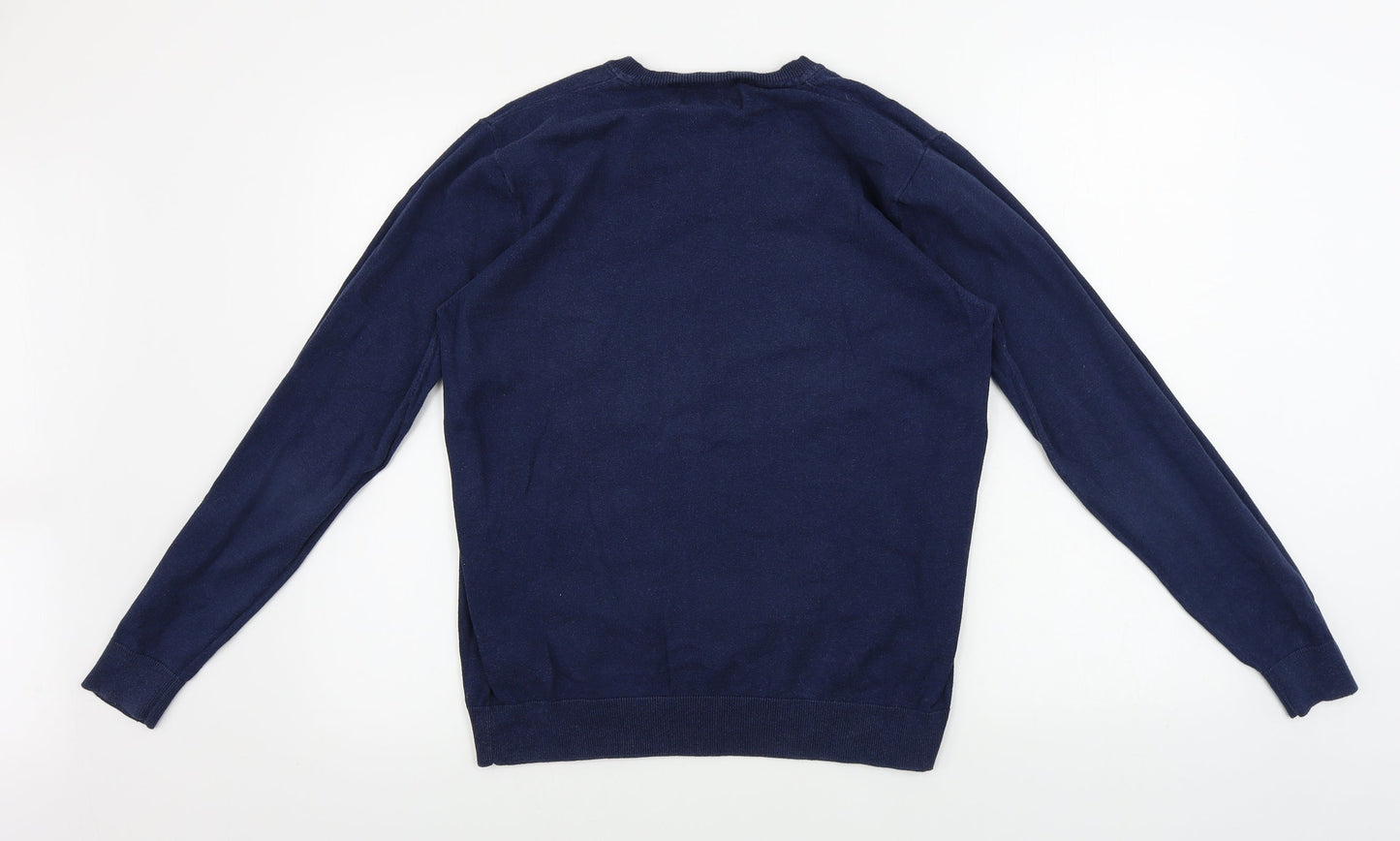 Womens UK Size M NEXT Blue Pullover Jumper